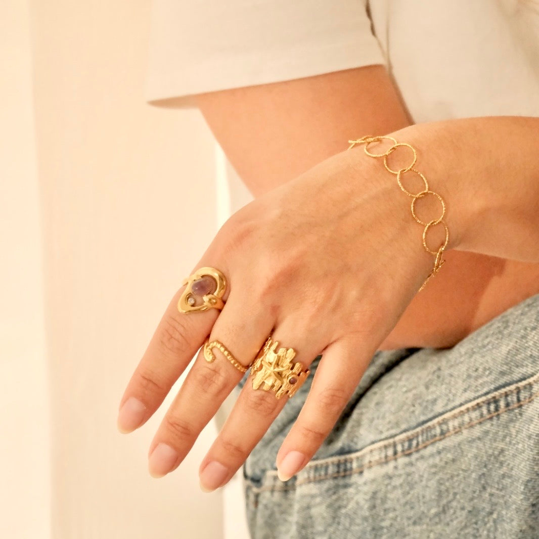 Anillo Stratta Dorado