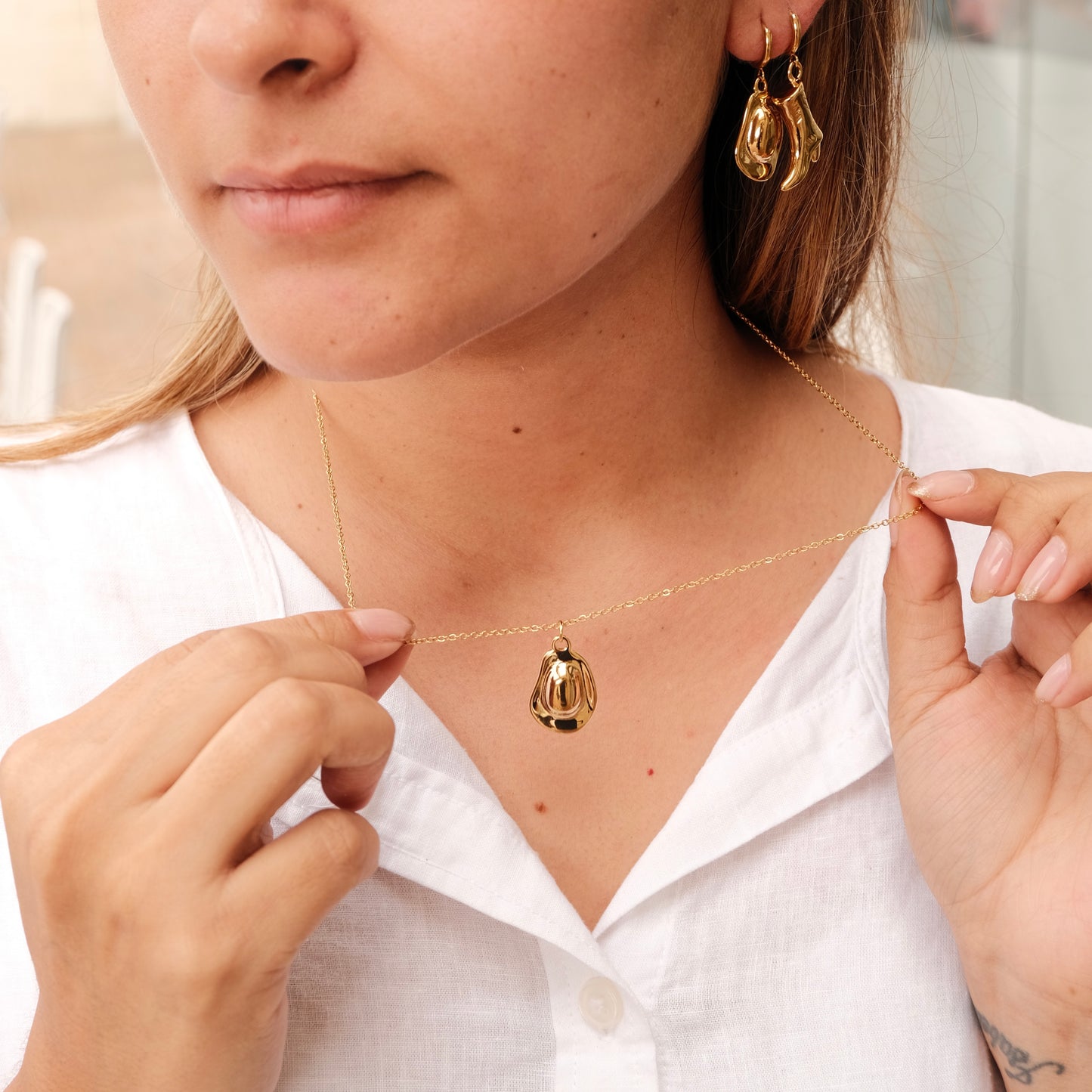 Cadena Cowboy Sombrero Gold