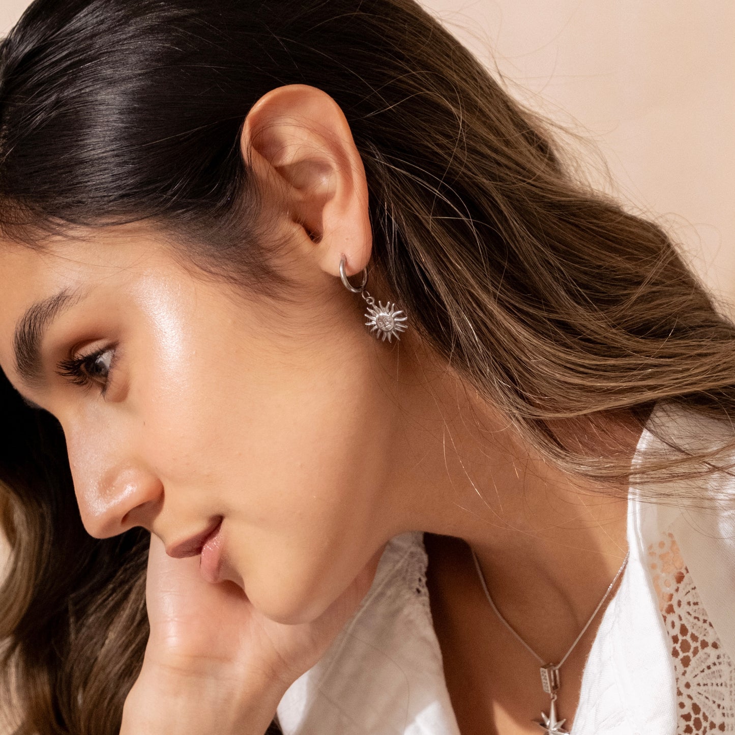 Aretes Sole Silver