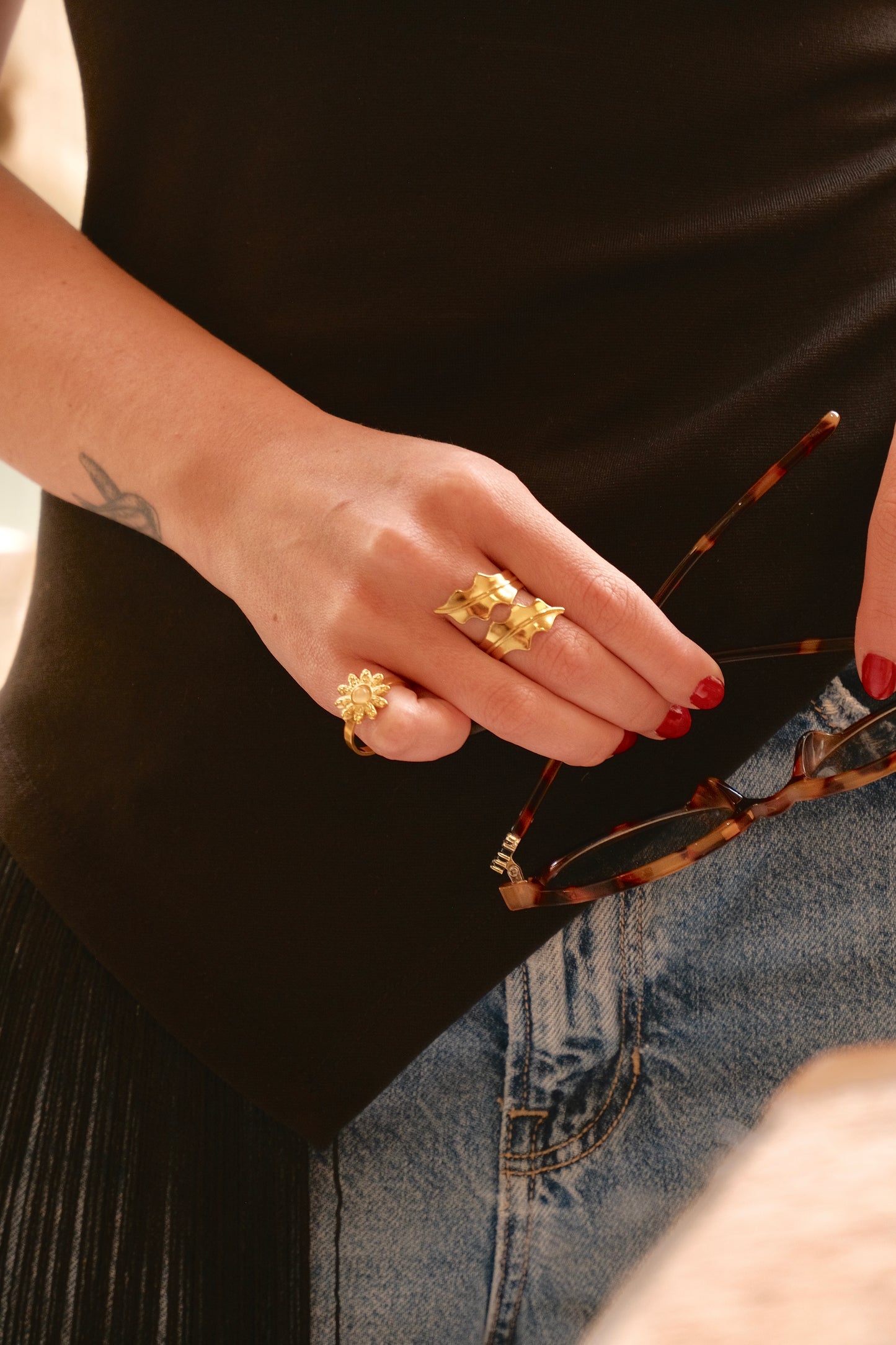 Anillo Siena Dorado - Con Tempo