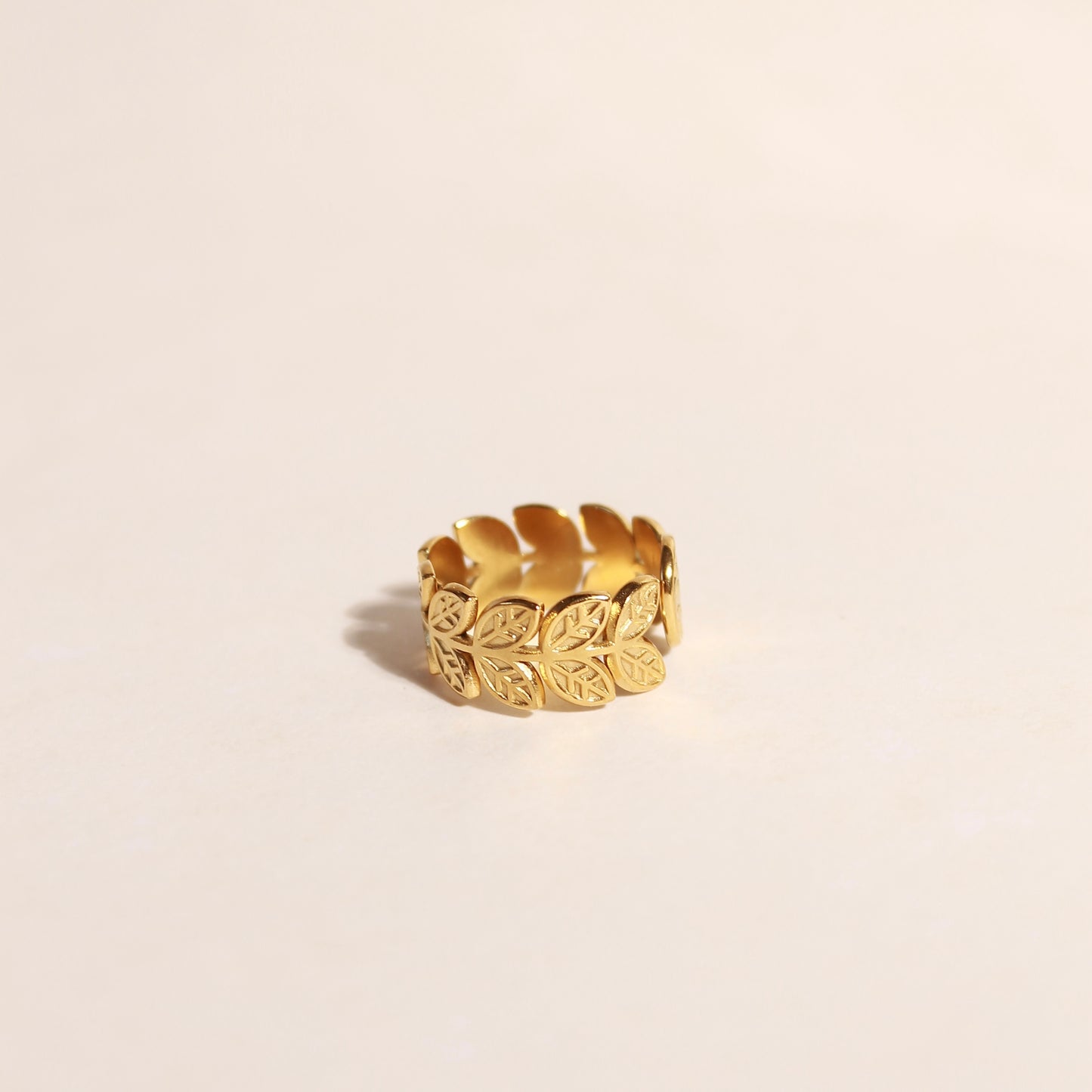Anillo Hojas Gold