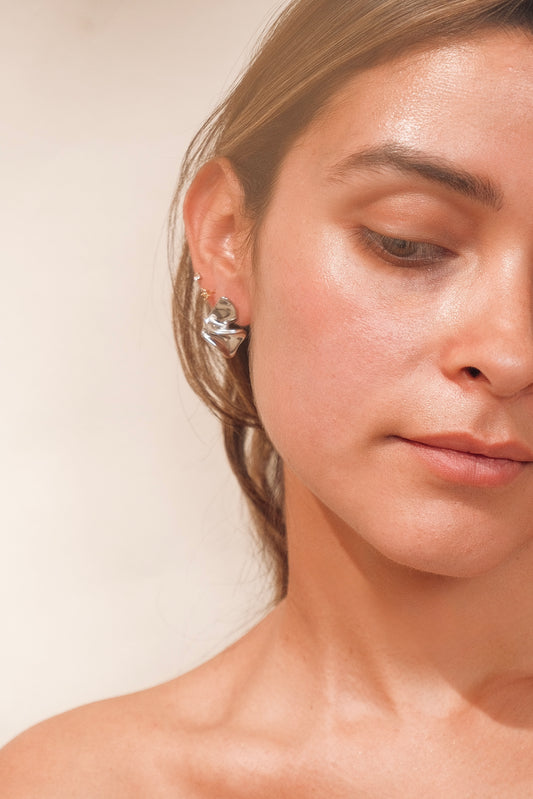 Aretes Muse Plateados - Ulalá