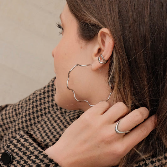 Anillo Encontrar-ser Plateado