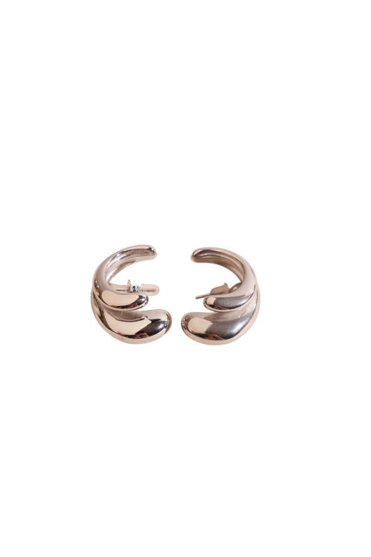 Aretes Encuentro Plateados - Con Tempo