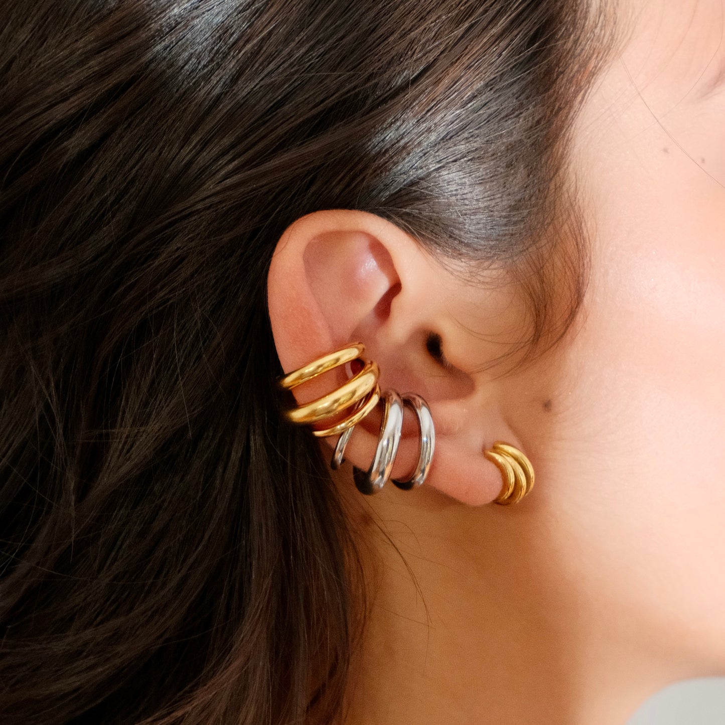Earcuff Palermo dorado- Solmare