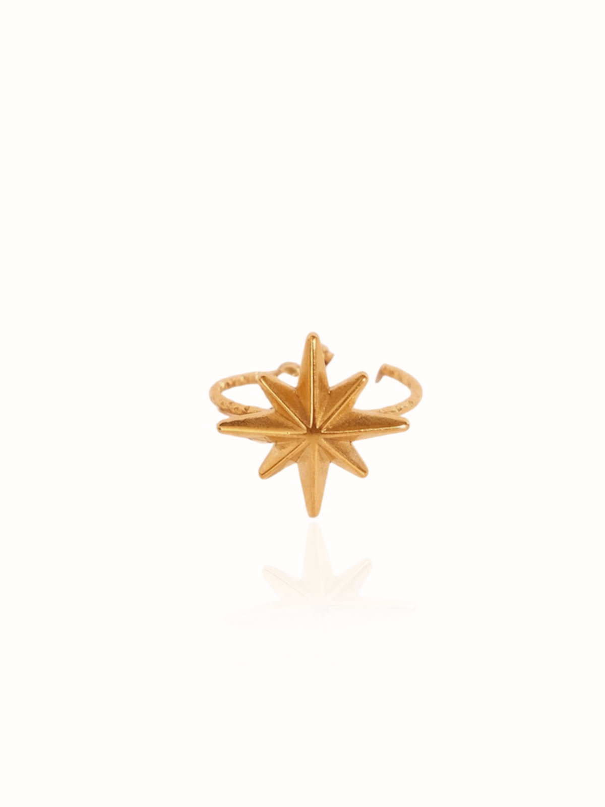 Anillo estrella dorada