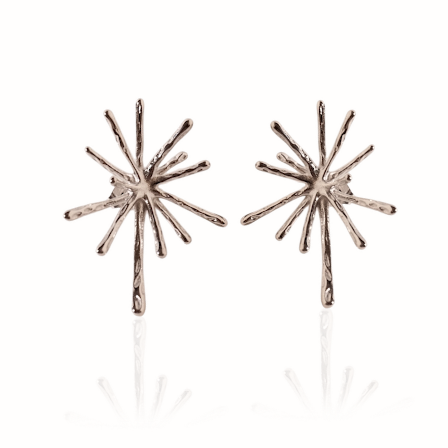 Aretes Destello Plateados - Con Tempo