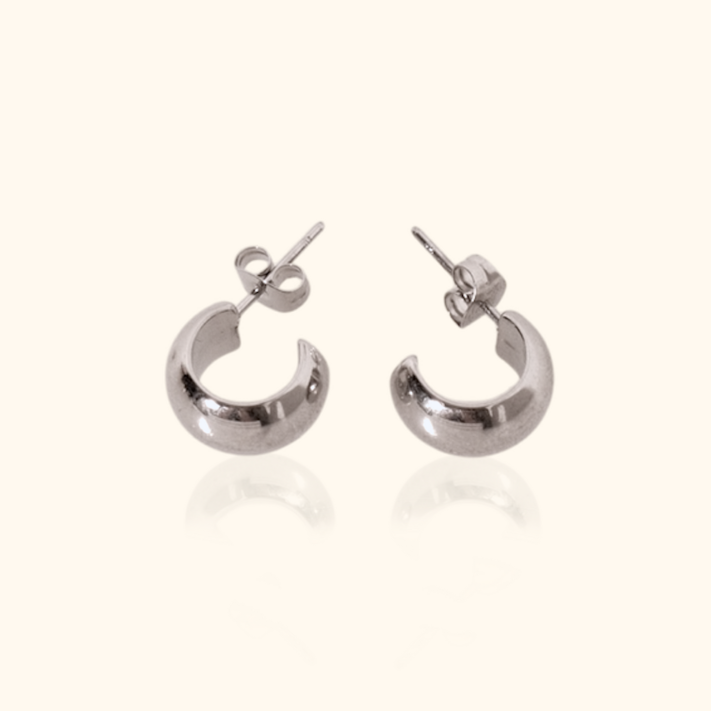 Hoops basicos baby silver
