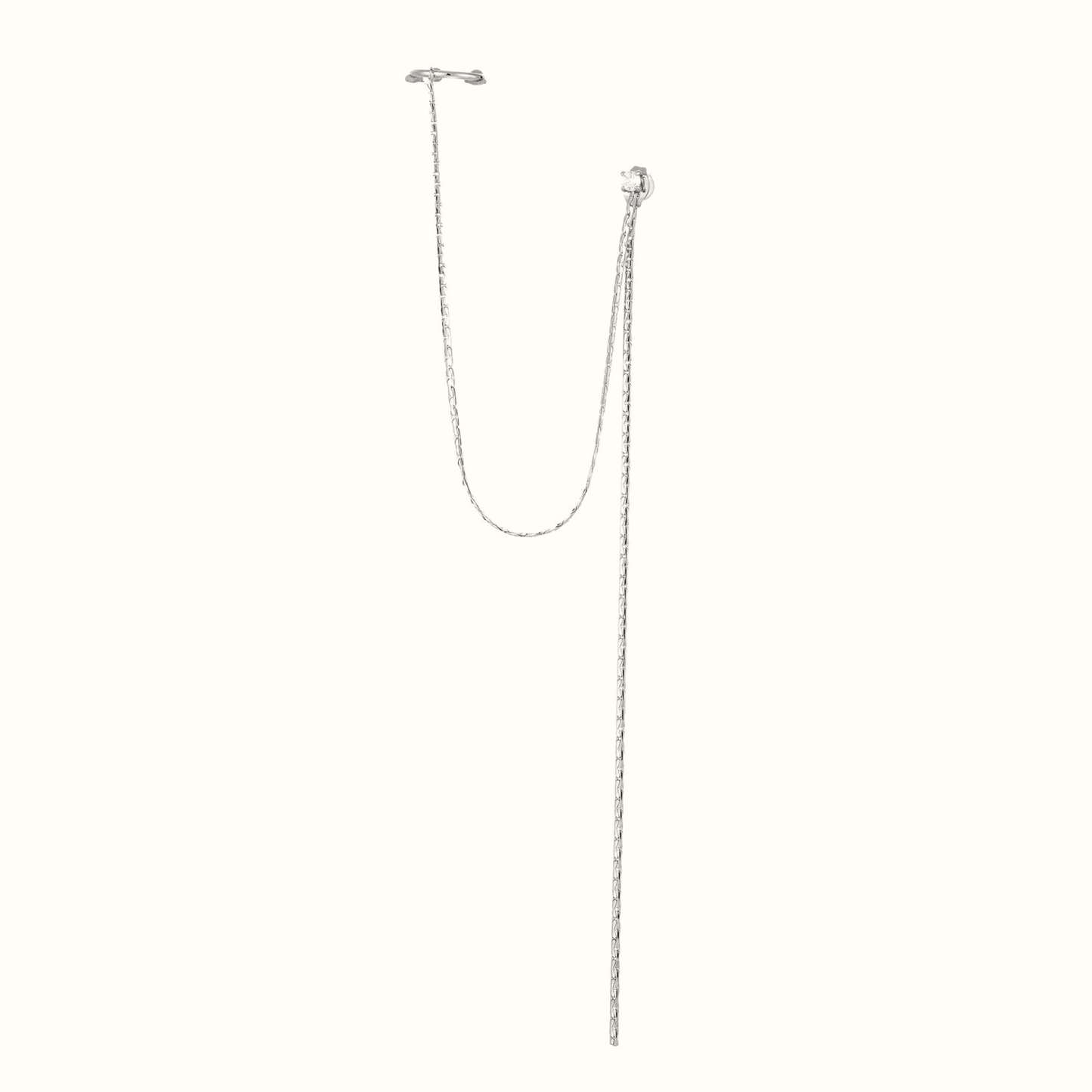 Solitario arete + earcuff - Solmare