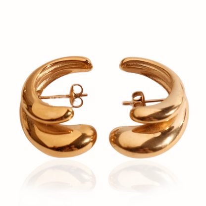 Aretes Encuentro Dorados - Con Tempo