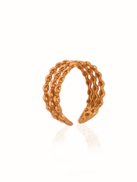 Anillo Punto Tres lineas- Ulalá