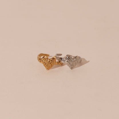Anillo Ricordo Huella Dorado