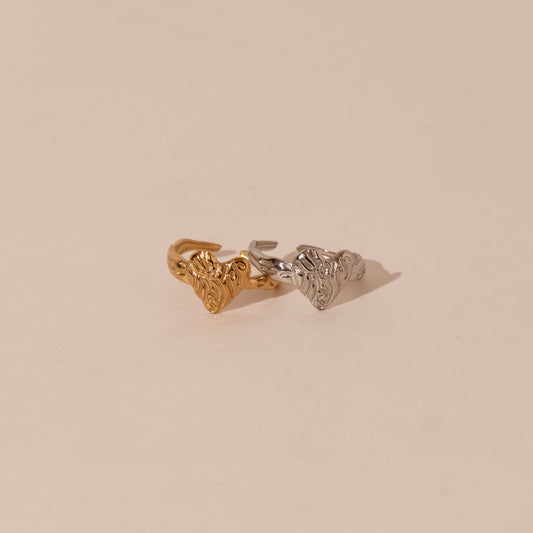 Anillo Ricordo Huella Dorado