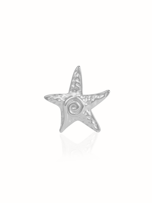 Earcuff  Estrellas Silver