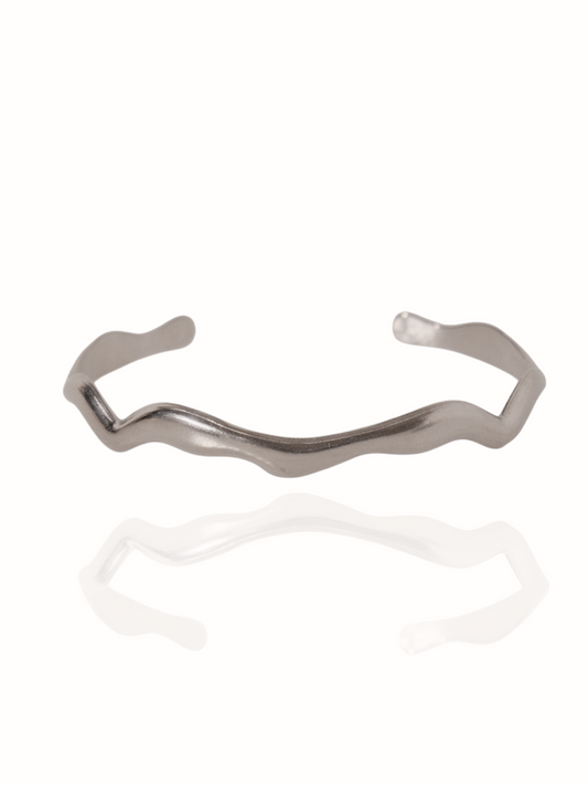 Pulsera Fluir Plateada
