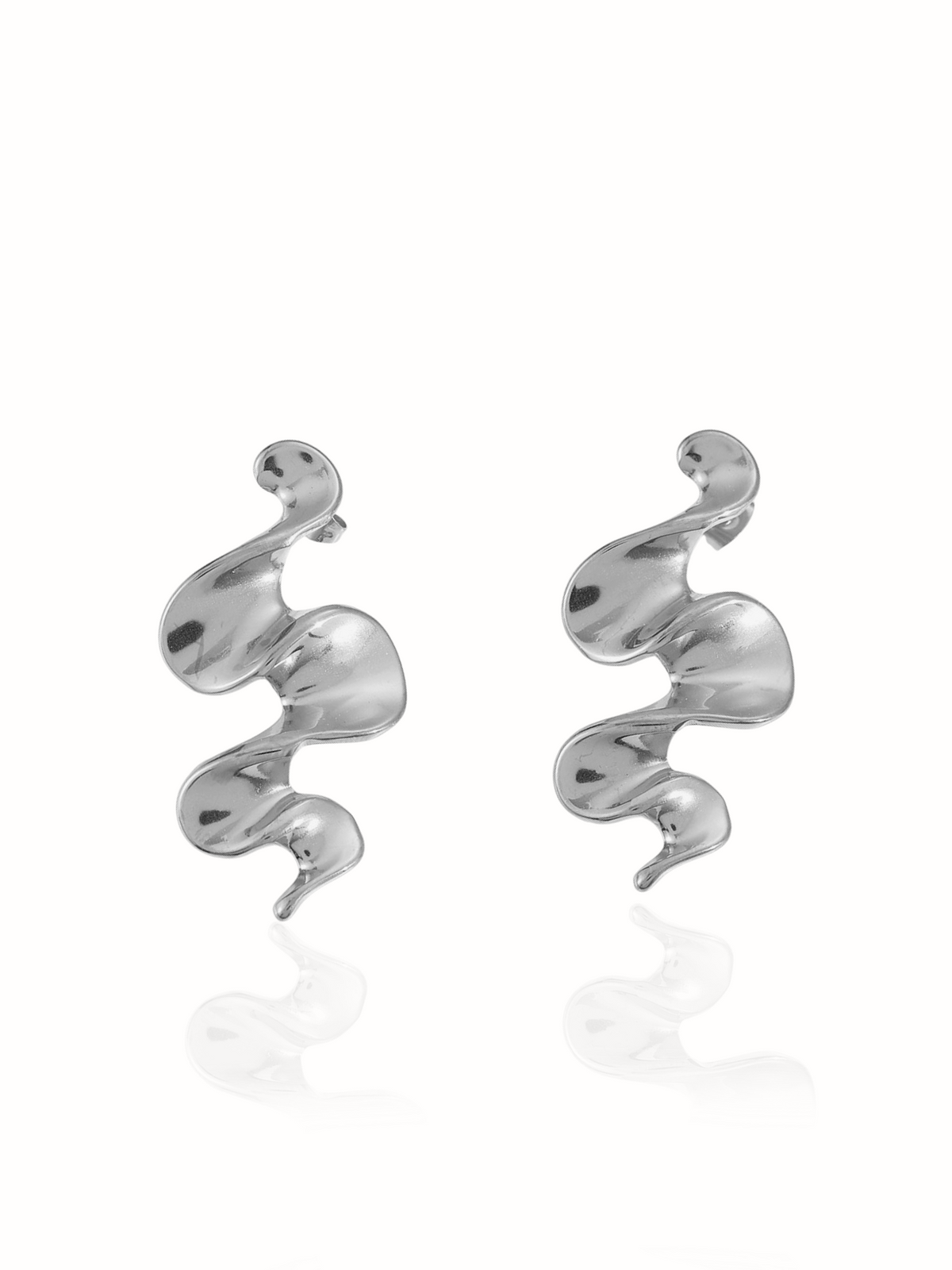 Pendientes s largos silver