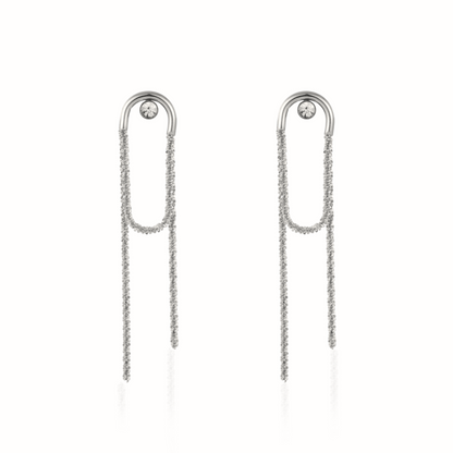 Aretes Lumi Plateados-Solmare