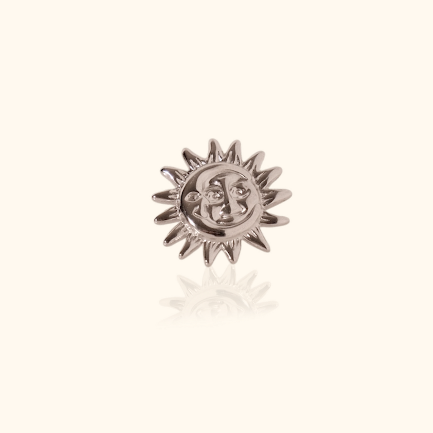 Earcuff sol plateado