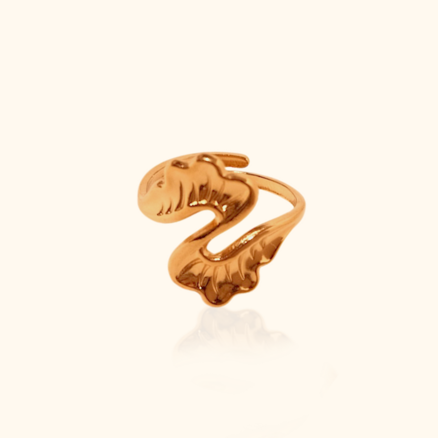 Anillo Ritmo Dorado - Aura