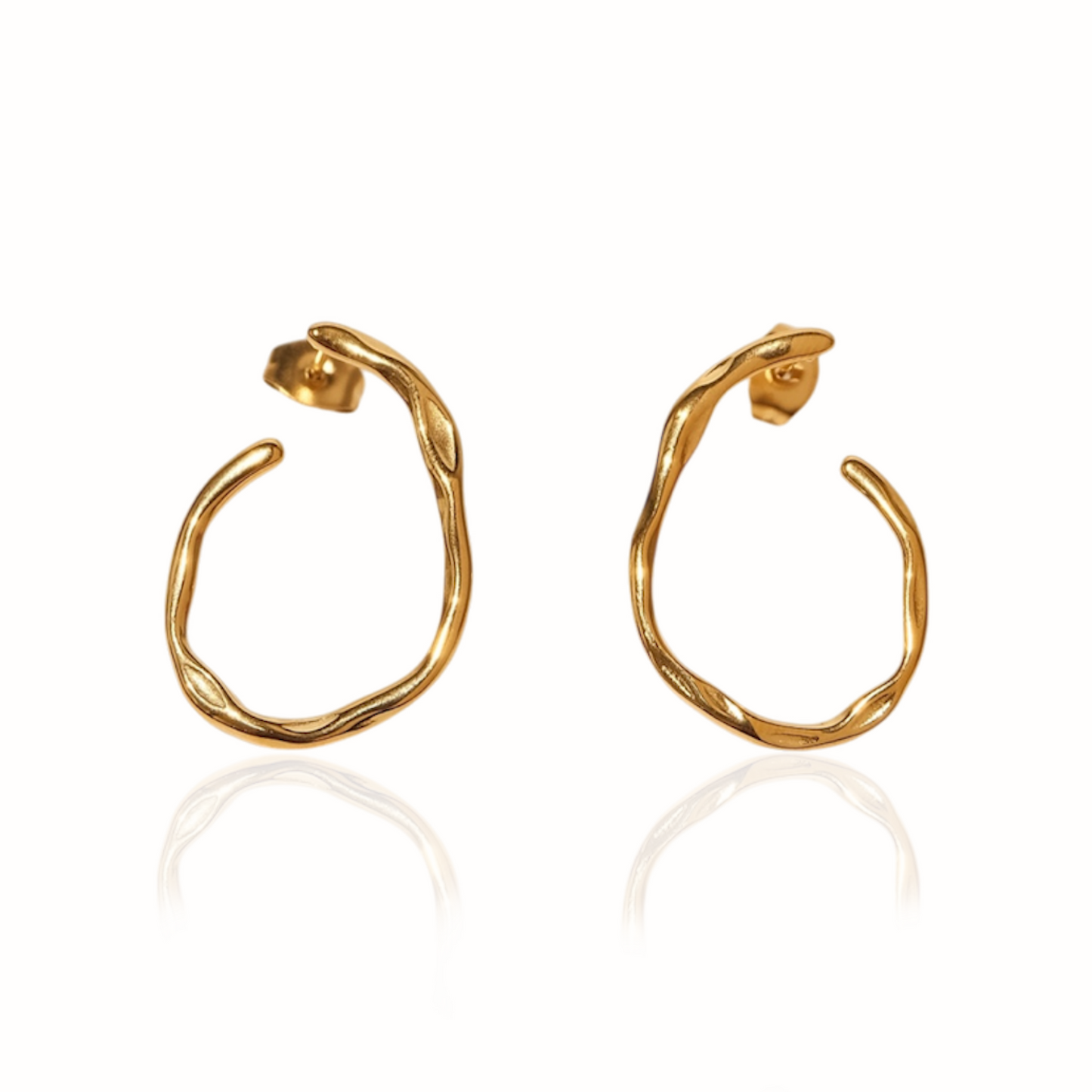 Aretes Enfoque Dorados - A Modo Propio