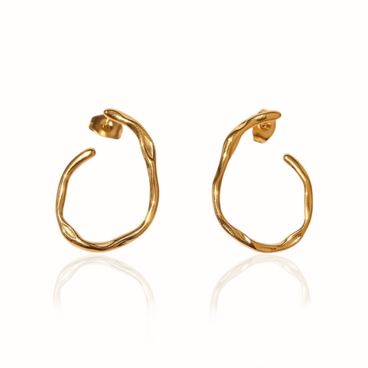 Aretes Enfoque Dorados - A Modo Propio