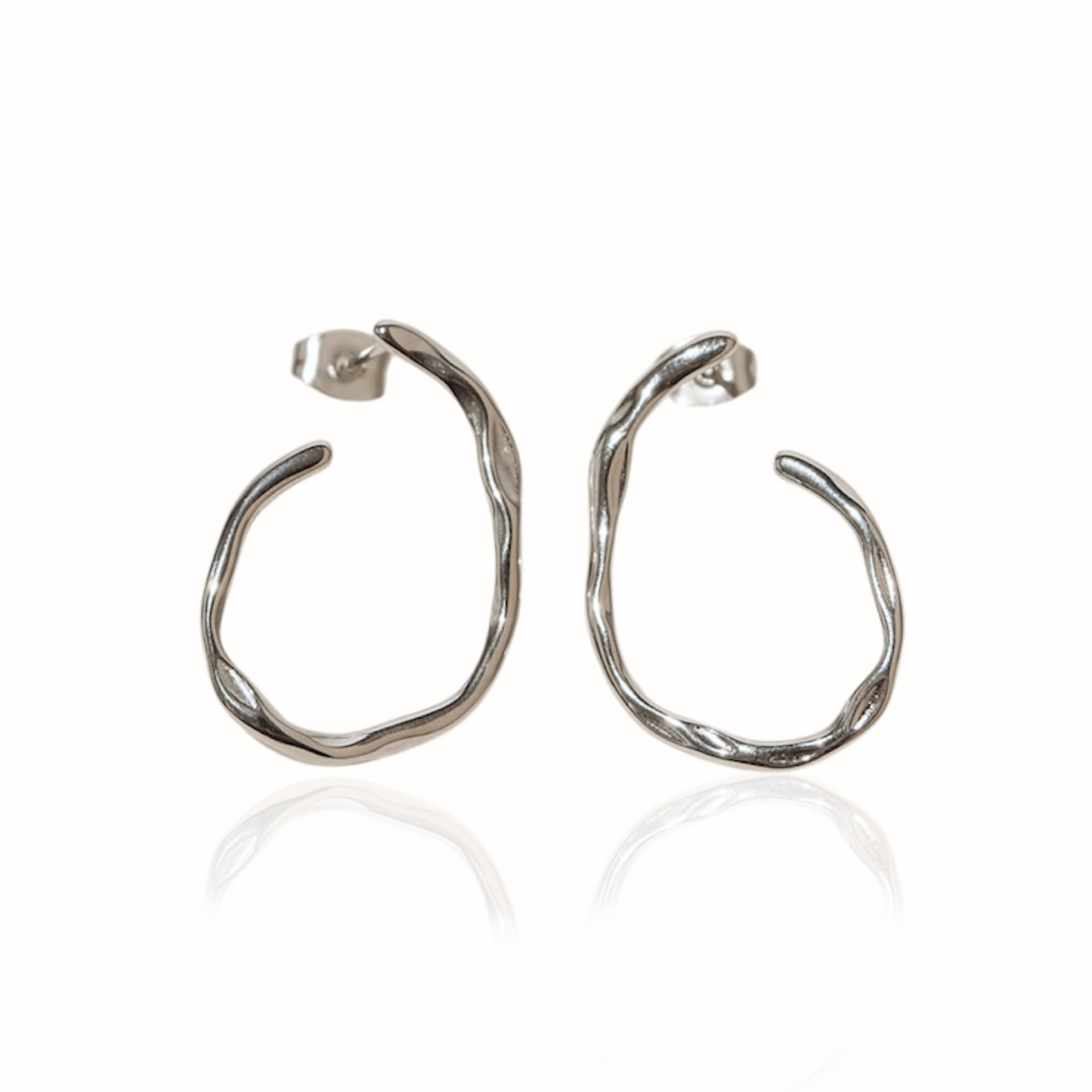 Aretes Enfoque Plateados - A Modo Propio